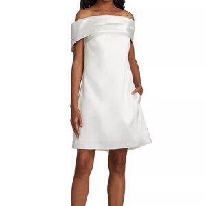 Amsale Bow Back Shift Dress
